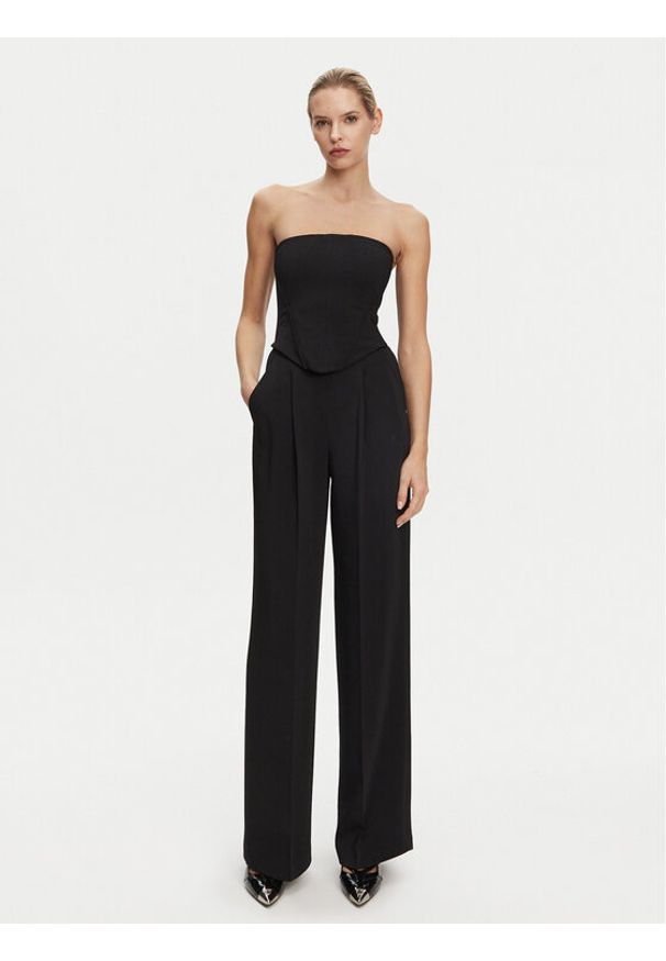 Pinko - PINKO Kombinezon 104884 A213 Czarny Regular Fit. Kolor: czarny. Materiał: wiskoza