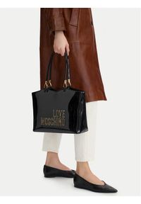 Love Moschino - LOVE MOSCHINO Torebka JC4247PP0OKE100A Czarny. Kolor: czarny. Materiał: skórzane #1