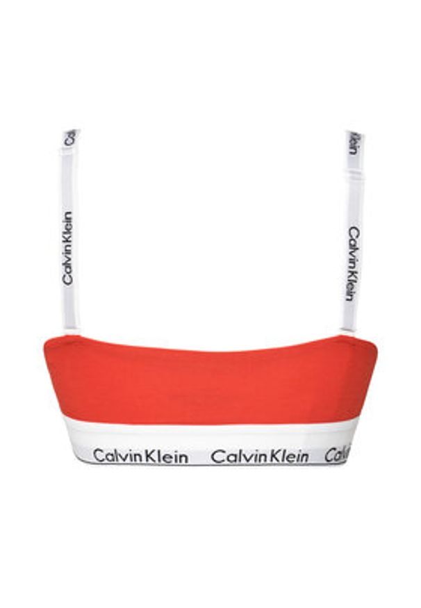 Calvin Klein Underwear Biustonosz top 000QF7628E Czerwony. Kolor: czerwony. Materiał: bawełna