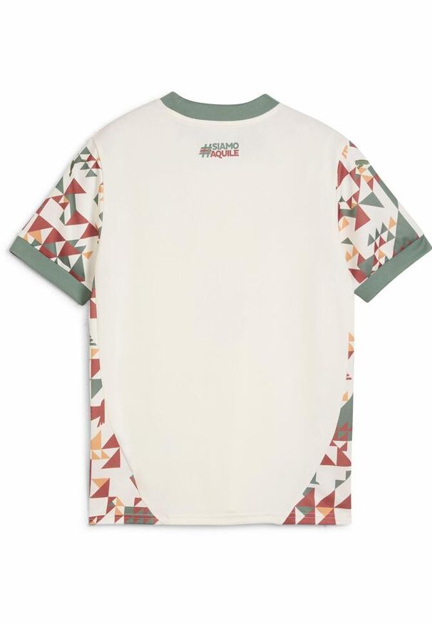 Puma - Młodzieżowa koszulka Palermo F.C. 24/25 PUMA Warm White Eucalyptus Green. Kolor: biały, zielony, wielokolorowy