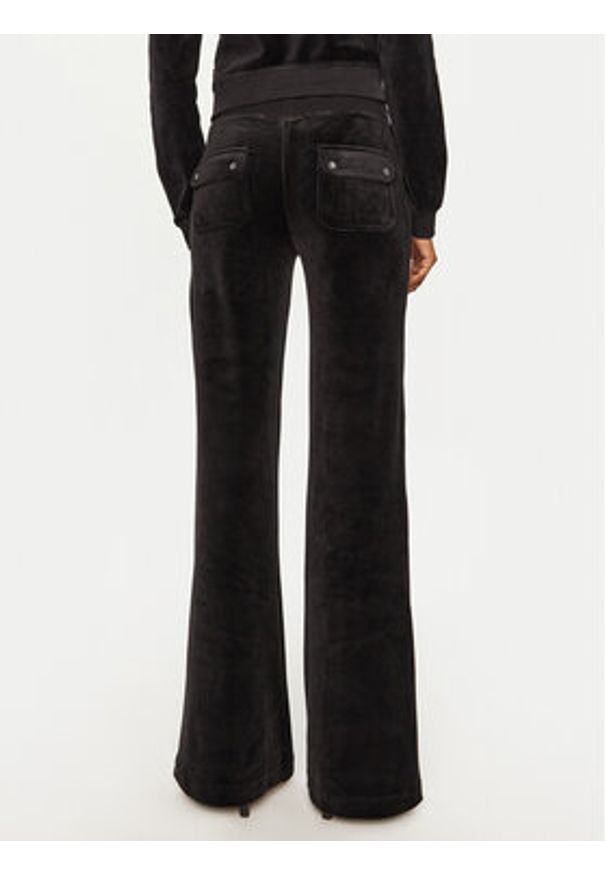 Juicy Couture Spodnie dresowe Layla JCSEBJ001 Czarny Flared Leg. Kolor: czarny. Materiał: syntetyk