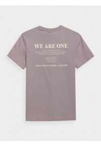 outhorn - T-shirt z nadrukiem męski. Okazja: na co dzień. Materiał: jersey, bawełna. Wzór: nadruk. Styl: casual #11