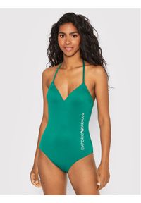 Strój kąpielowy Emporio Armani. Kolor: zielony #1