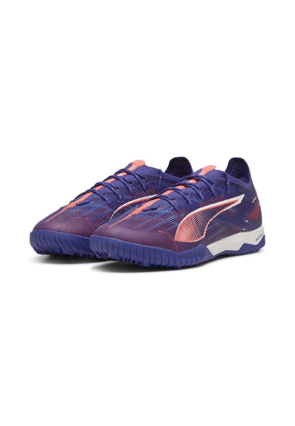 Puma - Buty piłkarskie unisex PUMA ULTRA 5 PRO CAGE. Kolor: wielokolorowy, biały, różowy. Sport: piłka nożna