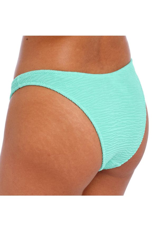 FREYA ACTIVE - Damskie figi do kostiumu kąpielowego z rozcięciem Freya Ibiza Waves. Kolor: niebieski. Materiał: tkanina