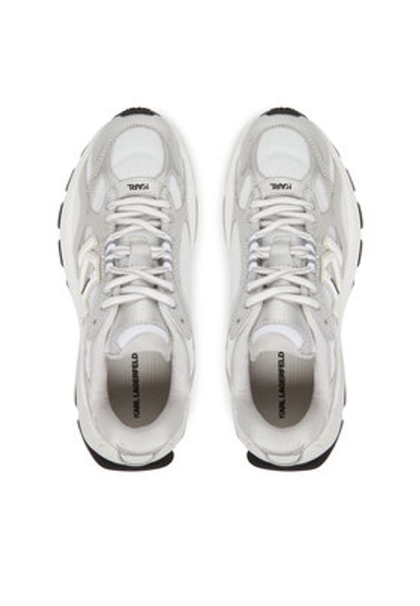 Karl Lagerfeld - KARL LAGERFELD Sneakersy Orion KL65525 Biały. Kolor: biały. Materiał: skóra