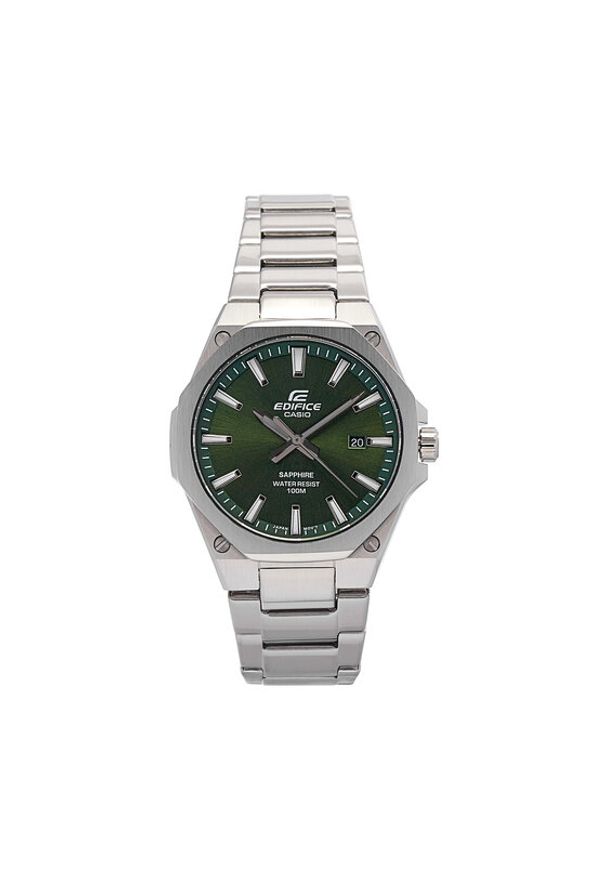 Casio Zegarek Edifice Classic Sapphire EFR-S108D-3AVUEF Srebrny. Kolor: srebrny