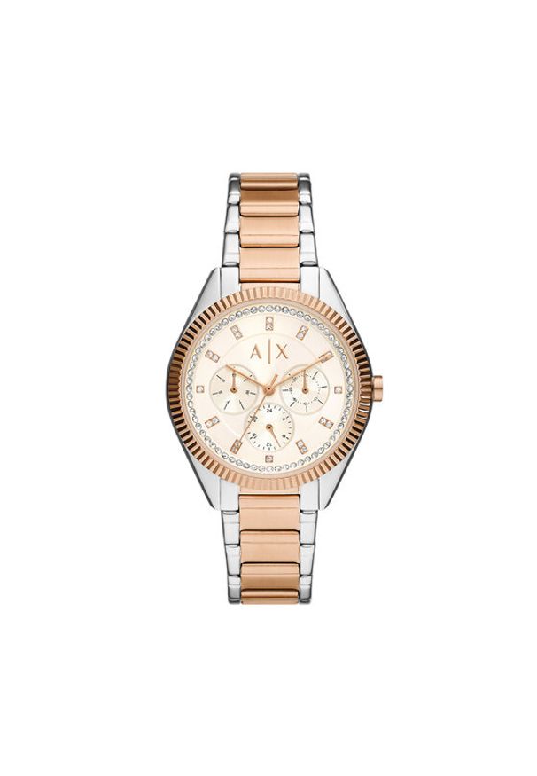 Armani Exchange Zegarek Lady Giacomo AX5662 Złoty. Kolor: złoty