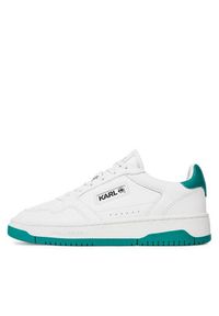 Karl Lagerfeld - KARL LAGERFELD Sneakersy KL63024 Biały. Kolor: biały. Materiał: skóra #5