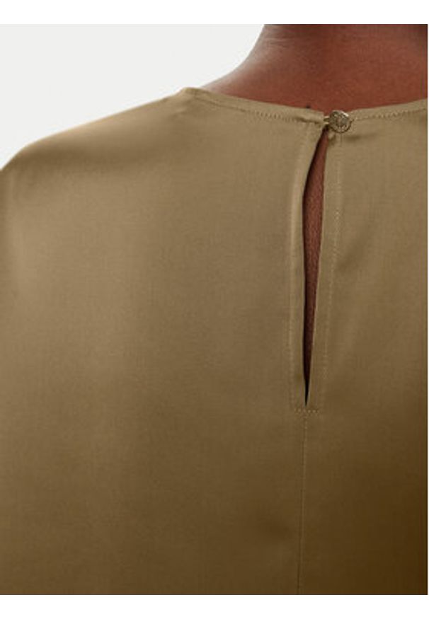 JOOP! Bluzka Bianca 10017931 30044801 Beżowy Regular Fit. Kolor: beżowy. Materiał: syntetyk