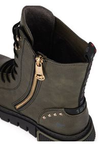 Mustang Trzewiki 1502-502 Khaki. Kolor: brązowy. Materiał: materiał #5