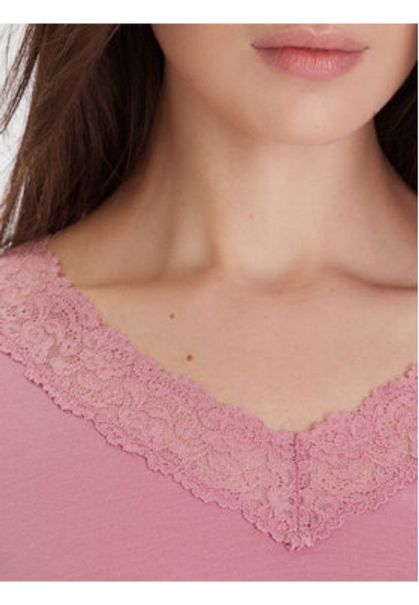 YSABEL MORA - Ysabel Mora Piżama 10766 Różowy Regular Fit. Kolor: różowy