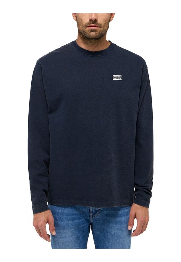 Męski Longsleeve Mustang Style Amarillo Dark Sapphire 1015848 4136. Długość rękawa: długi rękaw