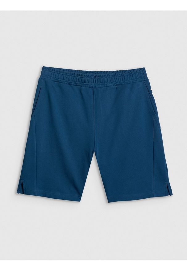 4f - 4F Spodenki dresowe męskie - turkusowe XL. Kolor: turkusowy. Materiał: dresówka. Sezon: lato