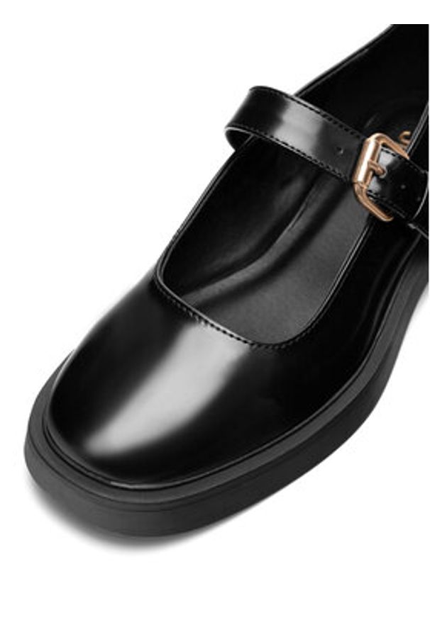 Jenny - JENNY Półbuty HY58107-1 Czarny. Kolor: czarny. Materiał: materiał