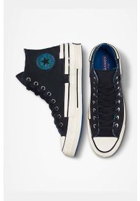 Converse trampki Chuck 70 Trippy Heel kolor czarny. Nosek buta: okrągły. Zapięcie: sznurówki. Kolor: czarny. Materiał: guma. Szerokość cholewki: normalna #11
