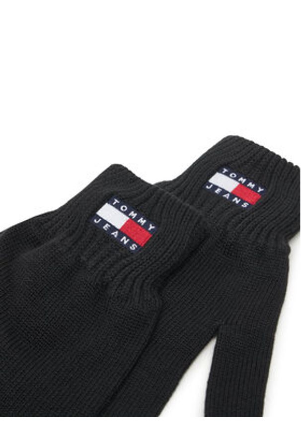 TOMMY HILFIGER - Tommy Hilfiger Rękawiczki Męskie Heritage AM0AM13680 Czarny. Kolor: czarny. Materiał: bawełna