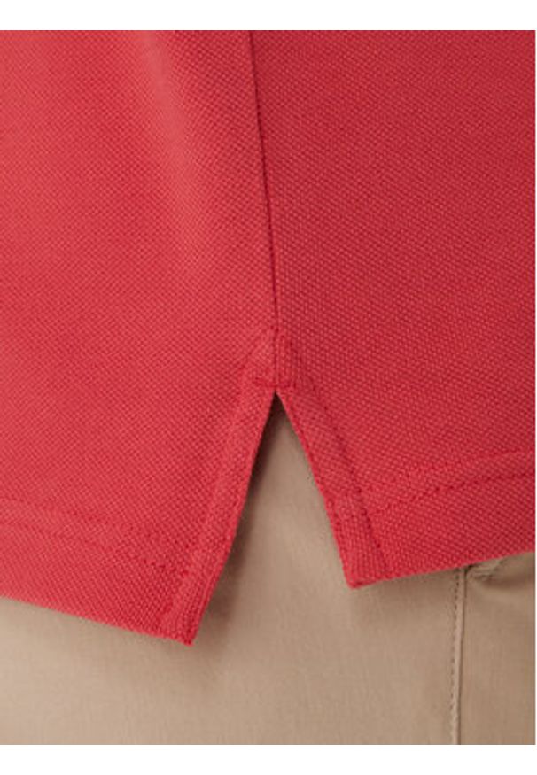 TOMMY HILFIGER - Tommy Hilfiger Polo 1985 MW0MW17770 Koralowy Regular Fit. Typ kołnierza: polo. Kolor: pomarańczowy. Materiał: bawełna