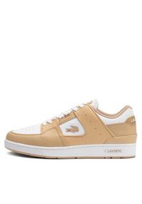 Lacoste Sneakersy Court Cage 747SMA0050 Brązowy. Kolor: brązowy. Materiał: skóra