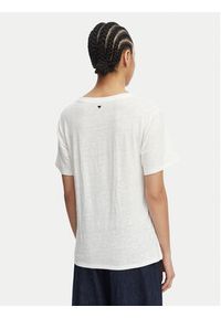 Weekend Max Mara T-Shirt Pelota 2615941052 Biały Regular Fit. Kolor: biały. Materiał: len #5