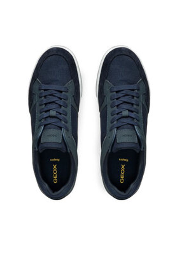 Geox Sneakersy U Walee U552CB 010EK C4078 Granatowy. Kolor: niebieski. Materiał: materiał