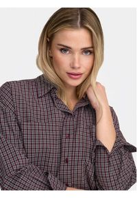 only - ONLY Koszula Fenna 15375372 Fioletowy Oversize. Kolor: fioletowy. Materiał: bawełna #5