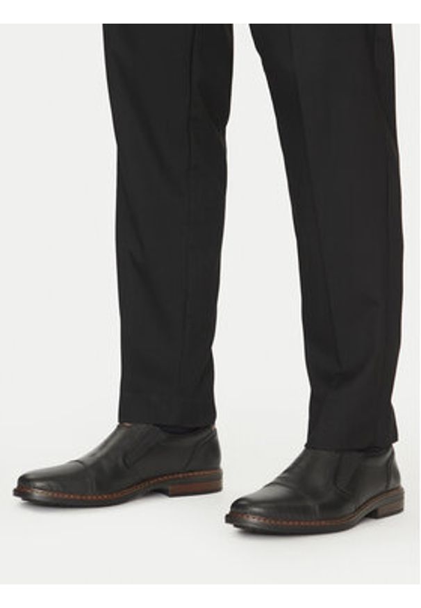 Rieker Półbuty 17659-00 Czarny. Kolor: czarny. Materiał: skóra