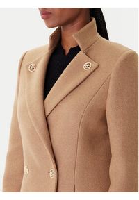 Rinascimento Płaszcz wełniany CFC0126218003 Beżowy Regular Fit. Kolor: beżowy. Materiał: syntetyk #2