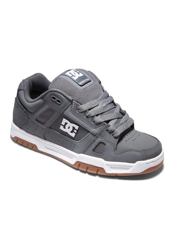 DC Shoes - Tenisówki Dc Model Stag Kolor Szary. Kolor: szary. Materiał: syntetyk, tkanina, skóra. Sport: skateboard
