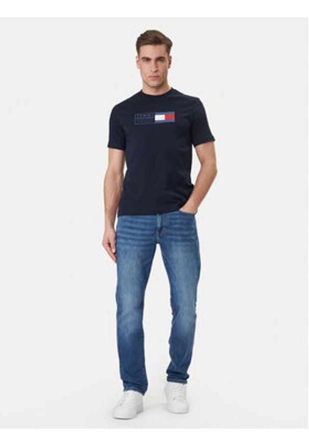 TOMMY HILFIGER - Tommy Hilfiger Jeansy Denton MW0MW42317 Niebieski Slim Fit. Kolor: niebieski