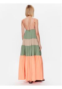 TwinSet - TWINSET Sukienka letnia 231LM2HBB Kolorowy Relaxed Fit. Materiał: bawełna, syntetyk. Wzór: kolorowy. Sezon: lato #4