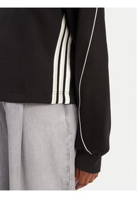 Adidas - adidas Bluza Stadium 3-Stripes JL6996 Czarny Loose Fit. Kolor: czarny. Materiał: bawełna #5