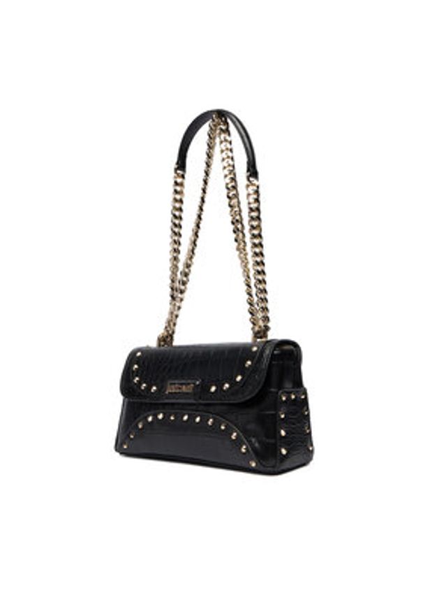 Just Cavalli Torebka 79RA4BF5 ZSB96 Czarny. Kolor: czarny. Materiał: skórzane