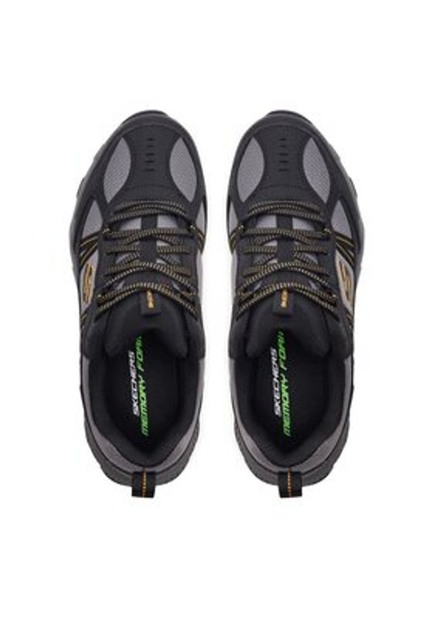 skechers - Skechers Trekkingi Stamina At 237527 Czarny. Kolor: czarny. Materiał: materiał. Sport: turystyka piesza