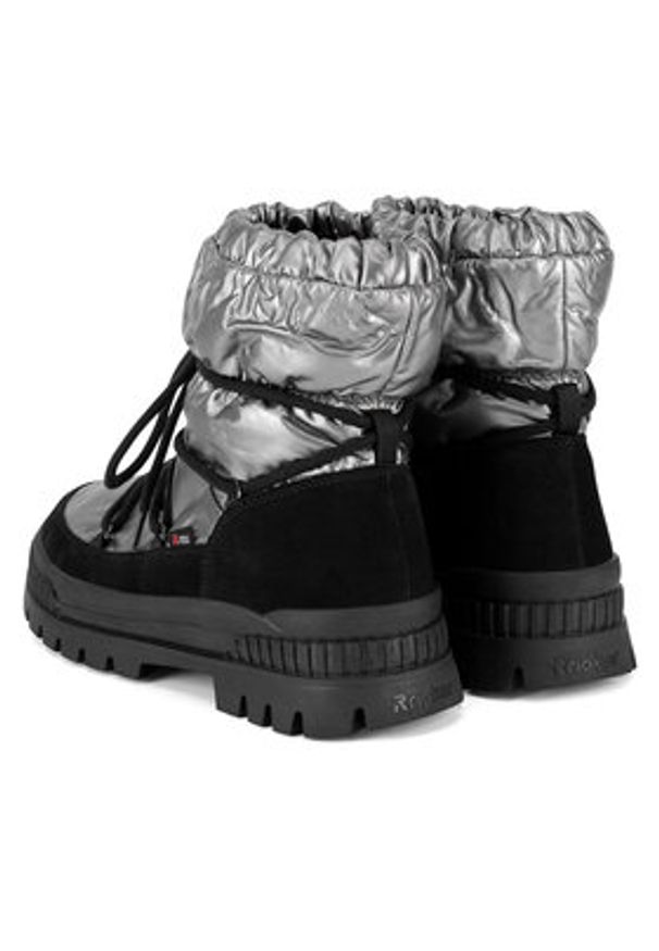 Rieker Revolution Lifestyle Śniegowce W2170-42 Szary. Kolor: szary. Materiał: zamsz, skóra