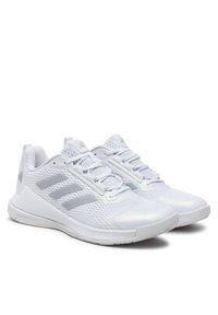 Adidas - adidas Buty halowe Novaflight 2 Indoor IG1609 Biały. Kolor: biały. Materiał: mesh, materiał #3