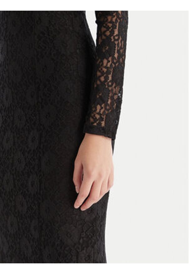 BARDOT - Bardot Sukienka wieczorowa Harlyn 60076DB Czarny Slim Fit. Kolor: czarny. Materiał: syntetyk. Styl: wizytowy