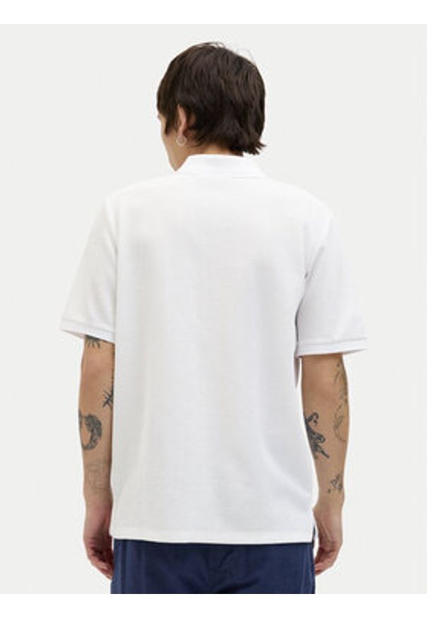Jack & Jones Polo Austin 12279177 Biały Regular Fit. Typ kołnierza: polo. Kolor: biały. Materiał: bawełna