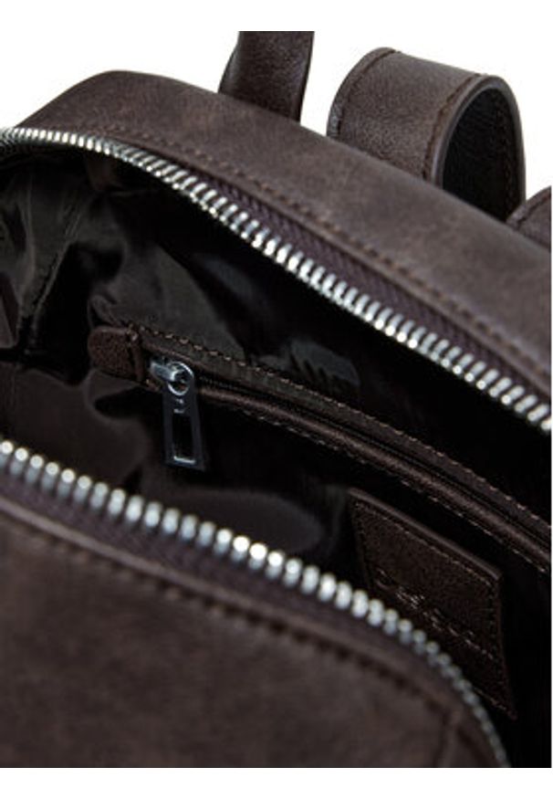 Desigual Plecak Poker Face Chest 25WAKP22 Brązowy. Kolor: brązowy. Materiał: skóra