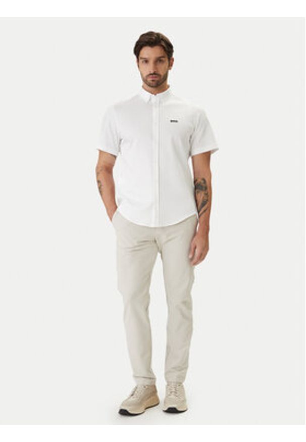 BOSS Koszula ST Motion 50555951 Biały Regular Fit. Kolor: biały. Materiał: bawełna