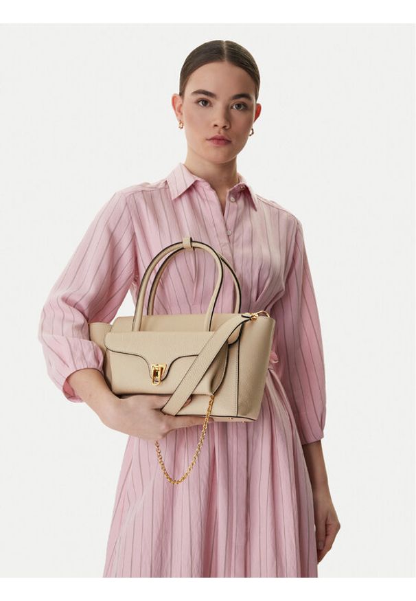 COOCAZOO - Coocazoo Torebka T8A Coccinelledouble Beat E1 T8A 18 02 01 Beżowy. Kolor: beżowy. Materiał: skórzane