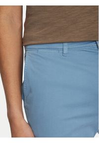 BOSS Chinosy 50534378 Błękitny Regular Fit. Kolor: niebieski. Materiał: bawełna