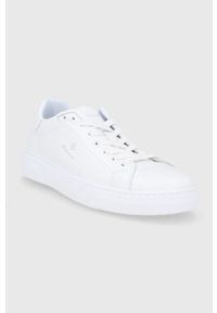 GANT - Gant Buty skórzane kolor biały. Zapięcie: sznurówki. Kolor: biały. Materiał: skóra #4