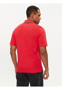 Jack & Jones - Jack&Jones Polo Trevor 12228781 Czerwony Standard Fit. Typ kołnierza: polo. Kolor: czerwony. Materiał: bawełna
