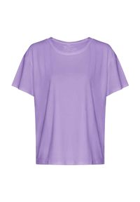JUST COOL - Koszulka Damska Z Odkrytymi Plecami. Kolor: fioletowy. Sport: turystyka piesza #1