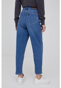 Lee jeansy STELLA TAPERED USED ALTON damskie high waist. Stan: podwyższony. Kolor: niebieski