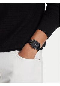 Adidas - adidas Zegarek Retro Wave One AOSY24527 Czarny. Kolor: czarny. Materiał: skóra. Styl: retro #5