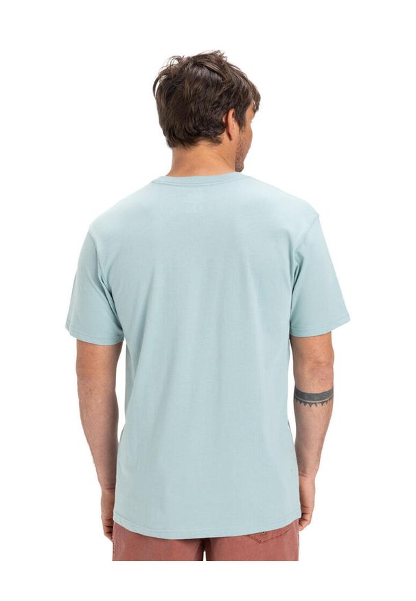 Quiksilver - Koszulka z krótkim rękawem dla Mężczyzn SALT WATER Niebieski. Kolor: niebieski. Materiał: materiał, bawełna. Długość rękawa: krótki rękaw. Długość: krótkie
