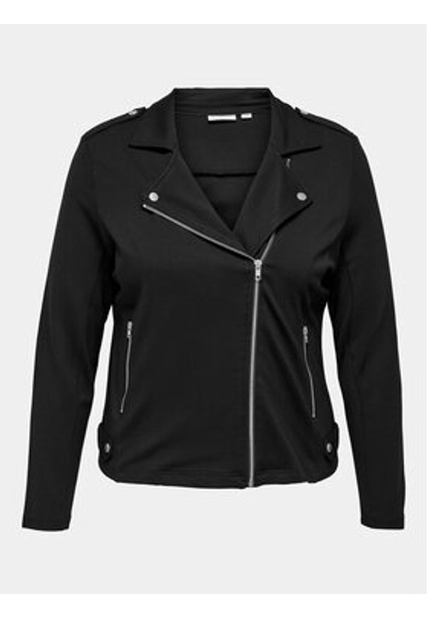 ONLY Carmakoma Kurtka przejściowa Goldtrash 15218364 Czarny Regular Fit. Kolor: czarny. Materiał: syntetyk