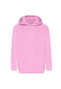 FRUIT OF THE LOOM - Bluza Z Kapturem Dla Dzieci. Typ kołnierza: kaptur. Kolor: różowy